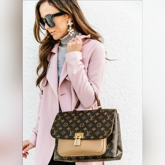 Louis Vuitton Handbags - LOUIS VUITTON Monogram Canvas & Sesame Marignan Bag